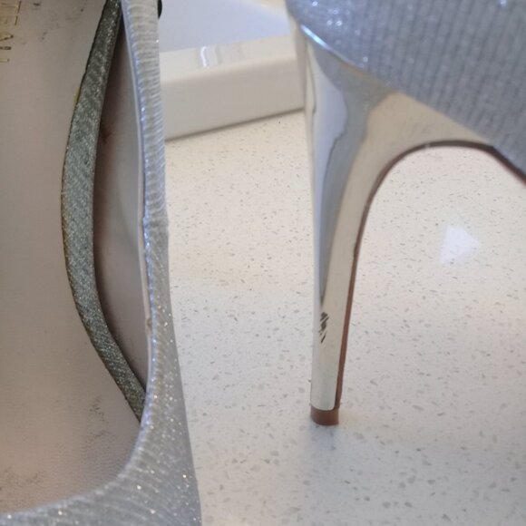 Peeptoe stiletto heels - Picture 4 of 5